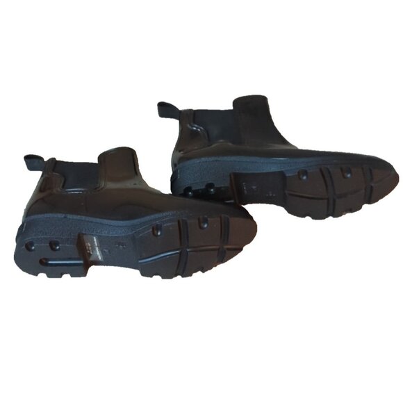 French Connection Bootie Boots Womens Size 10 Black Patent Leather NWOT-lp - Picture 7 of 8